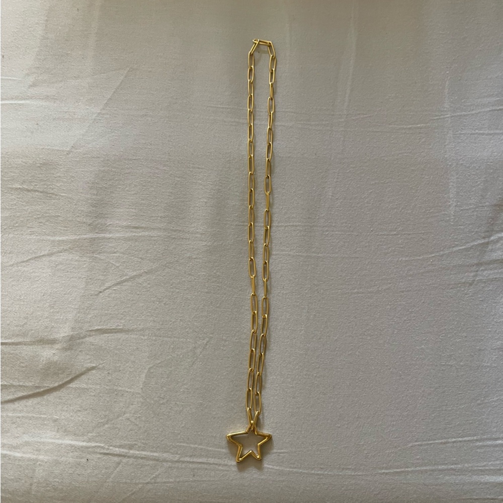 KENDRA SCOTT Open Star 18K Vermeil Chain
